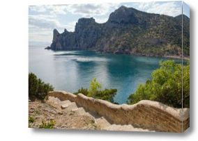 Картина Озеро в горах